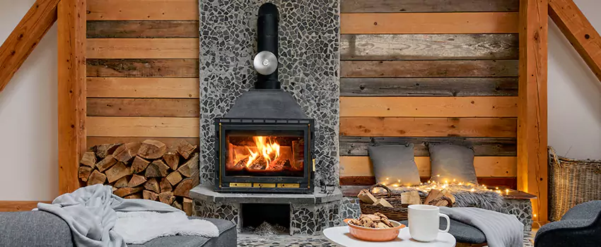 Thelin Hearth Products Direct Vent Gas Stove Fireplace Inspection in Front Royal, Virginia